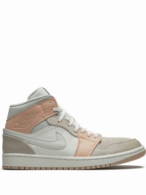 Beige Men's Nike Mid Milan Air Jordan 1 | UJTQSE-107