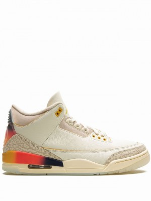 Beige Men's Nike SP J Balvin Air Jordan 3 | JZPXLC-742