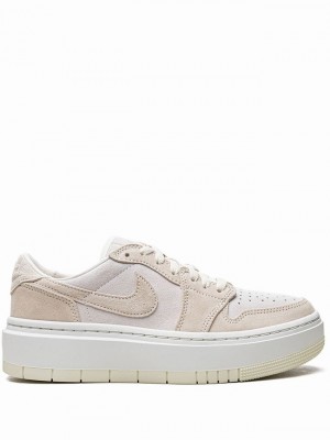 Beige Women's Nike Elevate Low Air Jordan 1 | GCXQAW-176