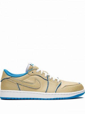 Beige / Blue Men's Nike Low SB Air Jordan 1 | GFXONR-085