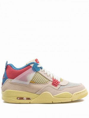 Beige / Blue / Red Men's Nike x Union SP Guava Ice Air Jordan 4 | ZOGFAP-419