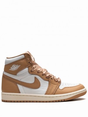 Beige / White Women's Nike Retro High OG Luxury Handbag Air Jordan 1 | BYMPAW-820