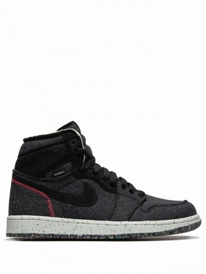 Black Men's Nike High Zoom Space Hippie Air Jordan 1 | WPQXKL-128