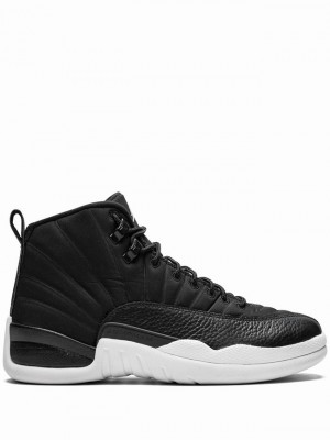 Black Men's Nike Retro Air Jordan 12 | ZHRBJF-987