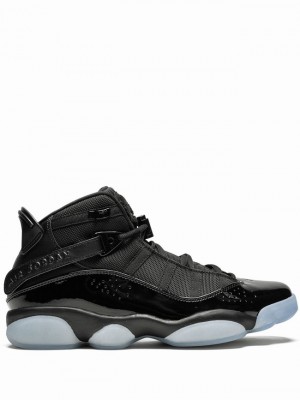 Black Men's Nike Retro Air Jordan 6 | PZFYVS-985