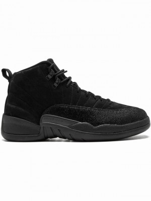 Black Men's Nike Retro OVO Air Jordan 12 | ENKRWC-903