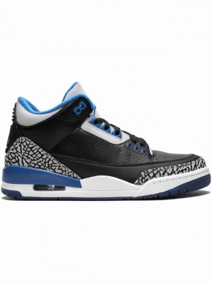 Black Men's Nike Retro ''Sport'' Air Jordan 3 | FAYLQR-170