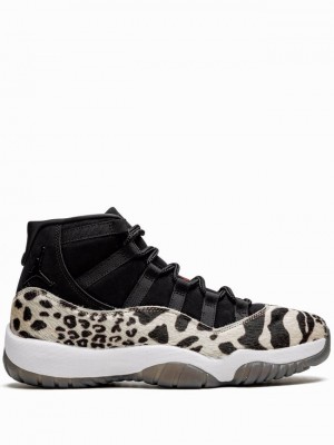 Black Women's Nike Animal Instinct Air Jordan 11 | GVKRTF-208