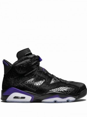 Black Women's Nike x Social Status Retro SP Black Cat Air Jordan 6 | BMRLEC-873