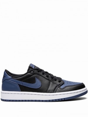 Black / Blue Women's Nike Low OG Air Jordan 1 | OTFUMX-108