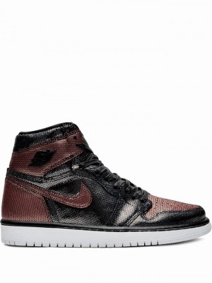 Black / Brown Women's Nike Hi OG Fearless Air Jordan 1 | RNYAIE-169