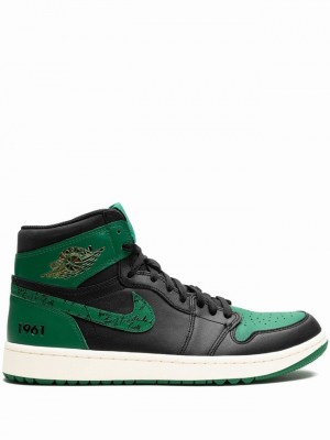 Black / Green Men's Nike High Golf Eastside Golf Air Jordan 1 | ODXWAV-320