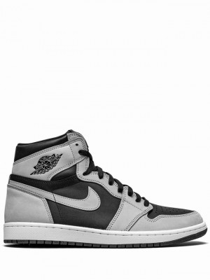 Black / Grey Men's Nike Retro High OG Shadow 2.0 Air Jordan 1 | MHDJGX-819