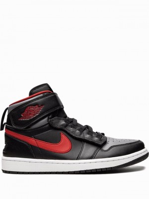 Black / Red Men's Nike Hi Flyease Air Jordan 1 | LOXKHE-905