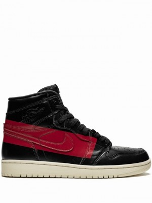 Black / Red Men's Nike High OG Defiant Air Jordan 1 | MJFAWO-876