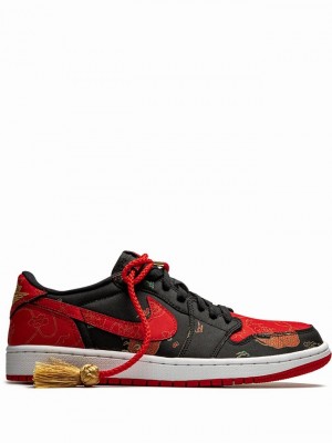 Black / Red Men's Nike Low OG CNY Air Jordan 1 | ZWOJQG-893