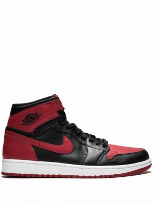 Black / Red Men's Nike Retro High OG Air Jordan 1 | UIMKAS-852