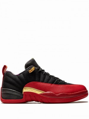 Black / Red Men's Nike Retro Super Bowl LV Air Jordan 12 | JQLGYC-045