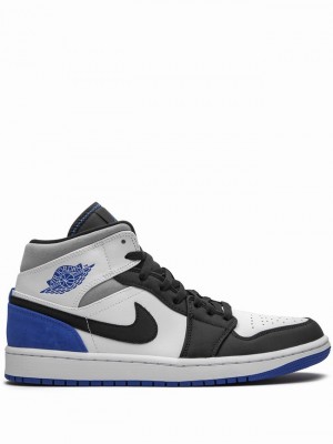 Black / White Men's Nike SE Air Jordan 1 | EZAYKX-140