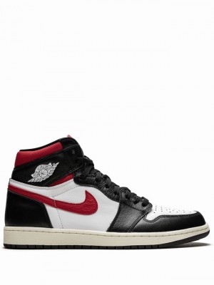 Black / White Women's Nike Retro High OG Gym Red Air Jordan 1 | GODWVC-058