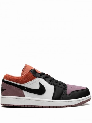 Black / White / Purple Men's Nike Low Sky J Mauve Air Jordan 1 | XMTOAW-543