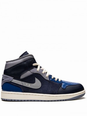 Blue Men's Nike Mid SE Craft Obsidian Air Jordan 1 | IVCPWA-980