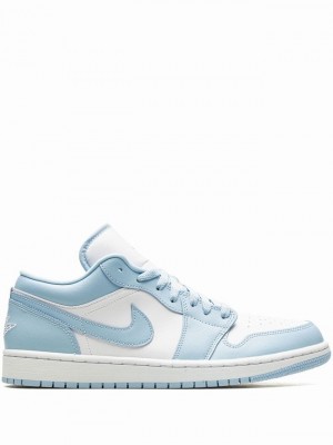 Blue Women's Nike Low Ice Air Jordan 1 | FTRGOU-872