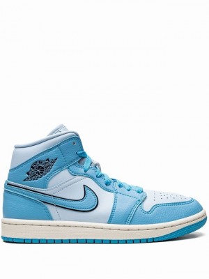 Blue Women's Nike Mid SE Air Jordan 1 | EWRPLT-276