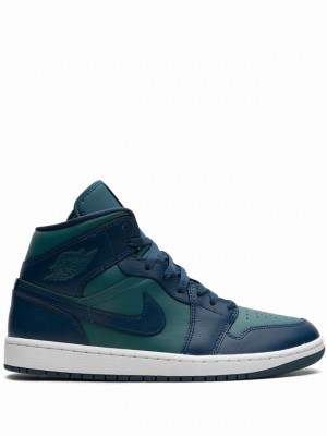 Blue / Turquoise Women's Nike Mid Sky J Teal Air Jordan 1 | ABKRVC-946