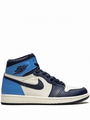 Blue / White Women's Nike High OG Air Jordan 1 | HDZJPS-295