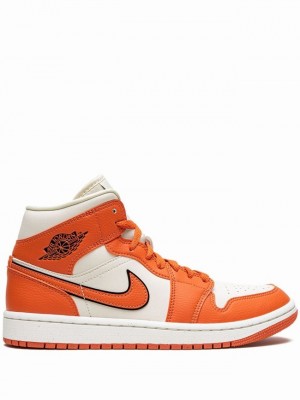 Brown Women's Nike Mid SE Sport Spice Air Jordan 1 | ZFGRXM-276