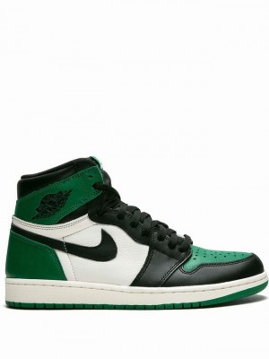 Deep Green Women's Nike Retro High OG Pine Air Jordan 1 | XNROCP-709