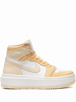 Gold Women's Nike Elevate High Celestial Gold Air Jordan 1 | DWTHBQ-920