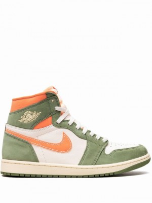 Green / White Men's Nike High OG Celadon Air Jordan 1 | SIKMLX-946