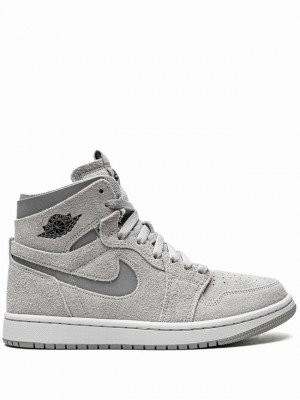 Grey Women's Nike Jordan 1 Zoom Air CMFT Grey Fog Air Jordan 1 | YDVPIR-638