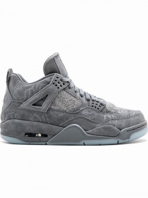 Grey Women's Nike Retro Kaws High Top Air Jordan 4 | RUMYCT-801