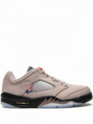 Grey Women's Nike x PSG Retro Low Air Jordan 5 | XKSYBE-231