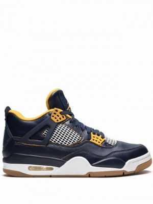 Navy Men's Nike Retro Air Jordan 4 | KEWXPC-407