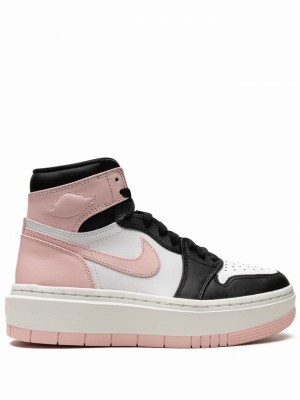 Pink / Black / White Women's Nike High Elevate Air Jordan 1 | GQSDNV-249