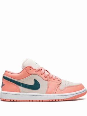 Pink / White Women's Nike Low Light Madder Root Air Jordan 1 | ZUKNLH-183