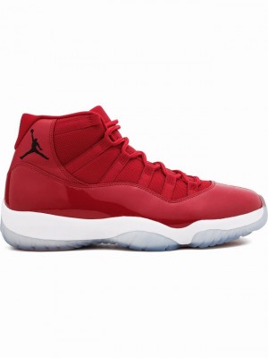 Red Men's Nike Retro Air Jordan 11 | OLUZNK-642