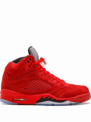 Red Men's Nike Retro Air Jordan 5 | XAYUJG-321