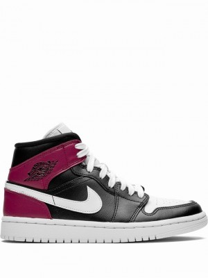 Red Women's Nike Mid Noble Air Jordan 1 | CBHTNU-721