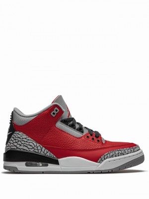 Red / Black Men's Nike Retro SE Unite - Chi Exclusive Air Jordan 3 | AESGUQ-762