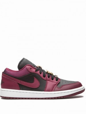 Red / Black Women's Nike Low SE Beetroot Air Jordan 1 | QBLEXS-271