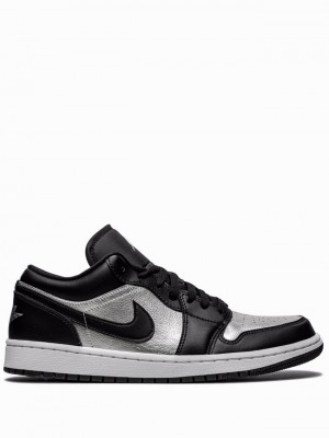 Silver Women's Nike Low SE Silver Toe Air Jordan 1 | TDYUQG-216