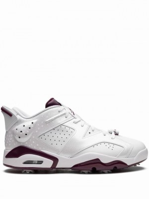 Turquoise / White Men's Nike Golf NRG Bordeaux Air Jordan 6 | NTZSDK-469