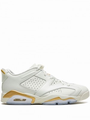 White Men's Nike Low CNY Air Jordan 6 | MGEUIK-276