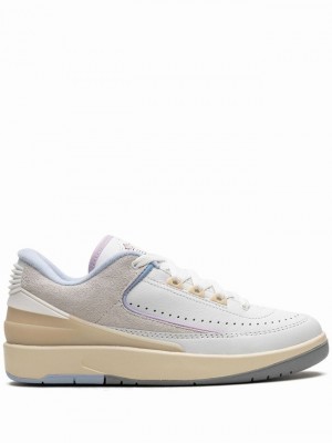 White Men's Nike Low Look Up In The Air Air Jordan 2 | FIEYDB-769