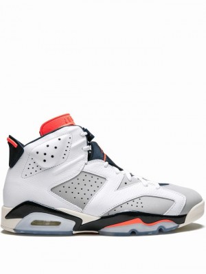 White Men's Nike Retro Air Jordan 6 | JYLWIT-498